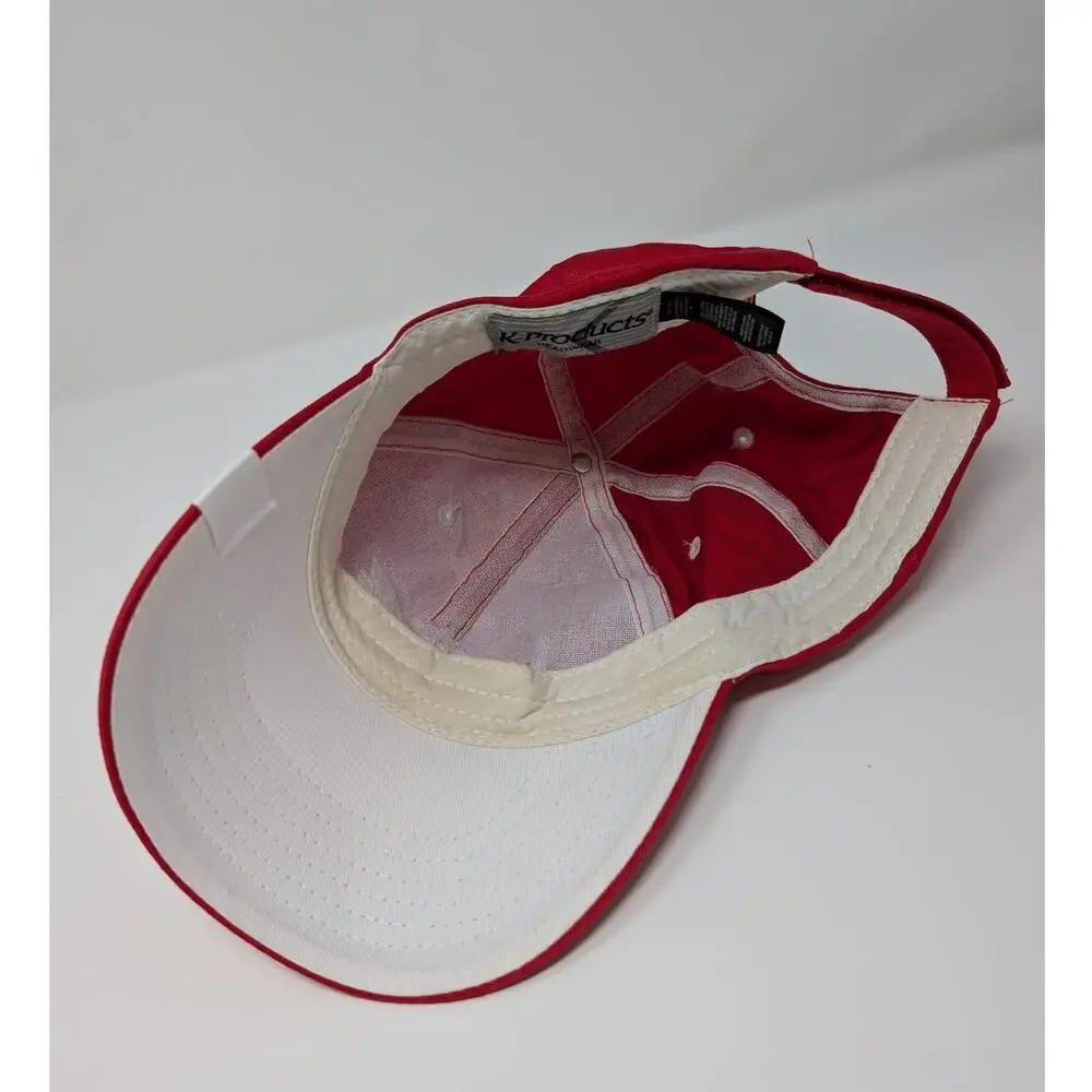 Budweiser Beer Red Hat Grab Some‎ Buds Baseball Cap Adjustable Beach BBQ Summer